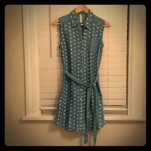 Polka Dot Blue Garden Dress